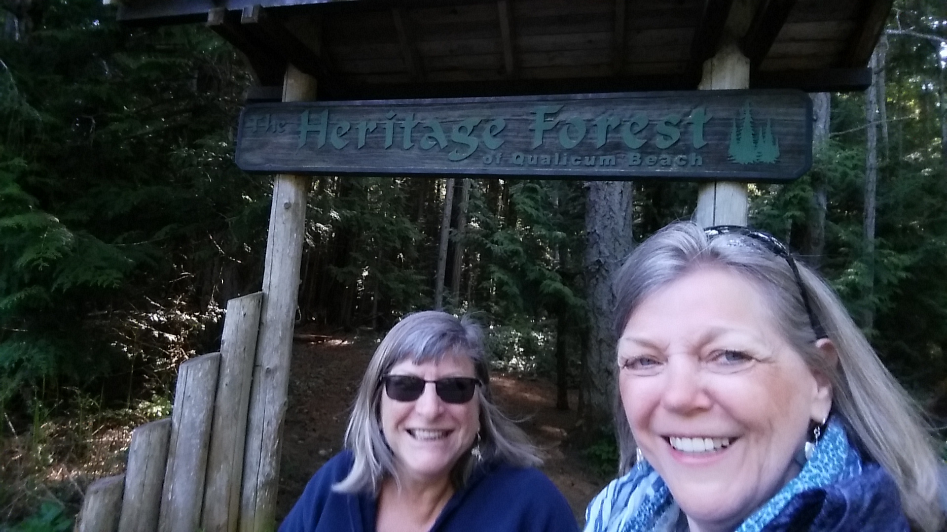 Starting Selfie Walk 1 Qualicum Beach
