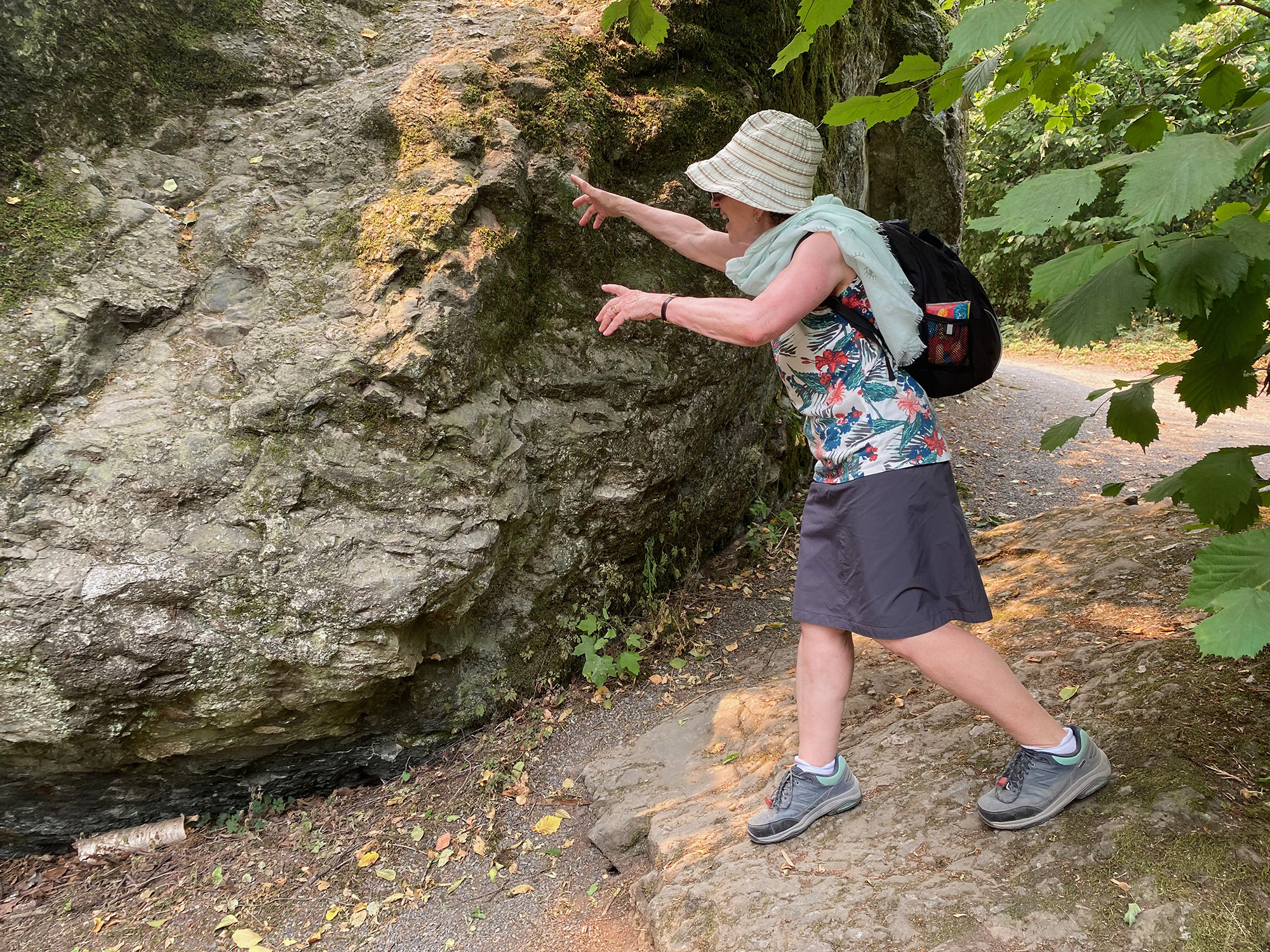 Liz is ready to leap