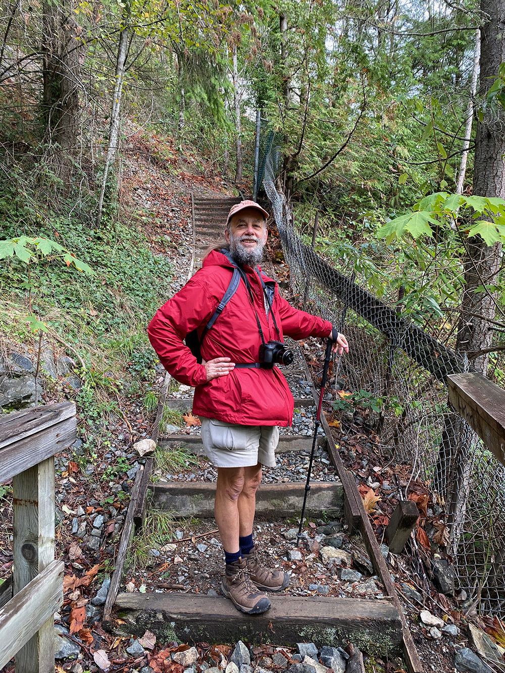 "This is the only uphill part"