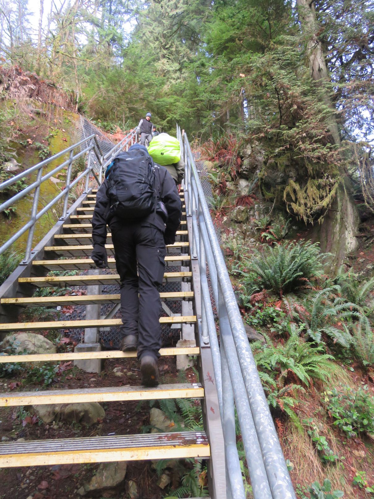 Beginning the final ascent