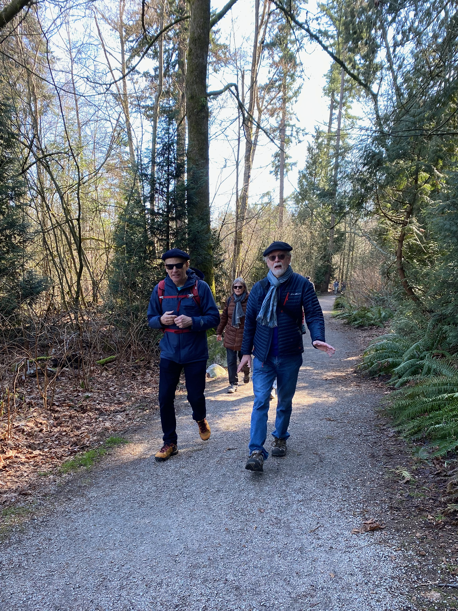 Gordon and Michael: the beret boys