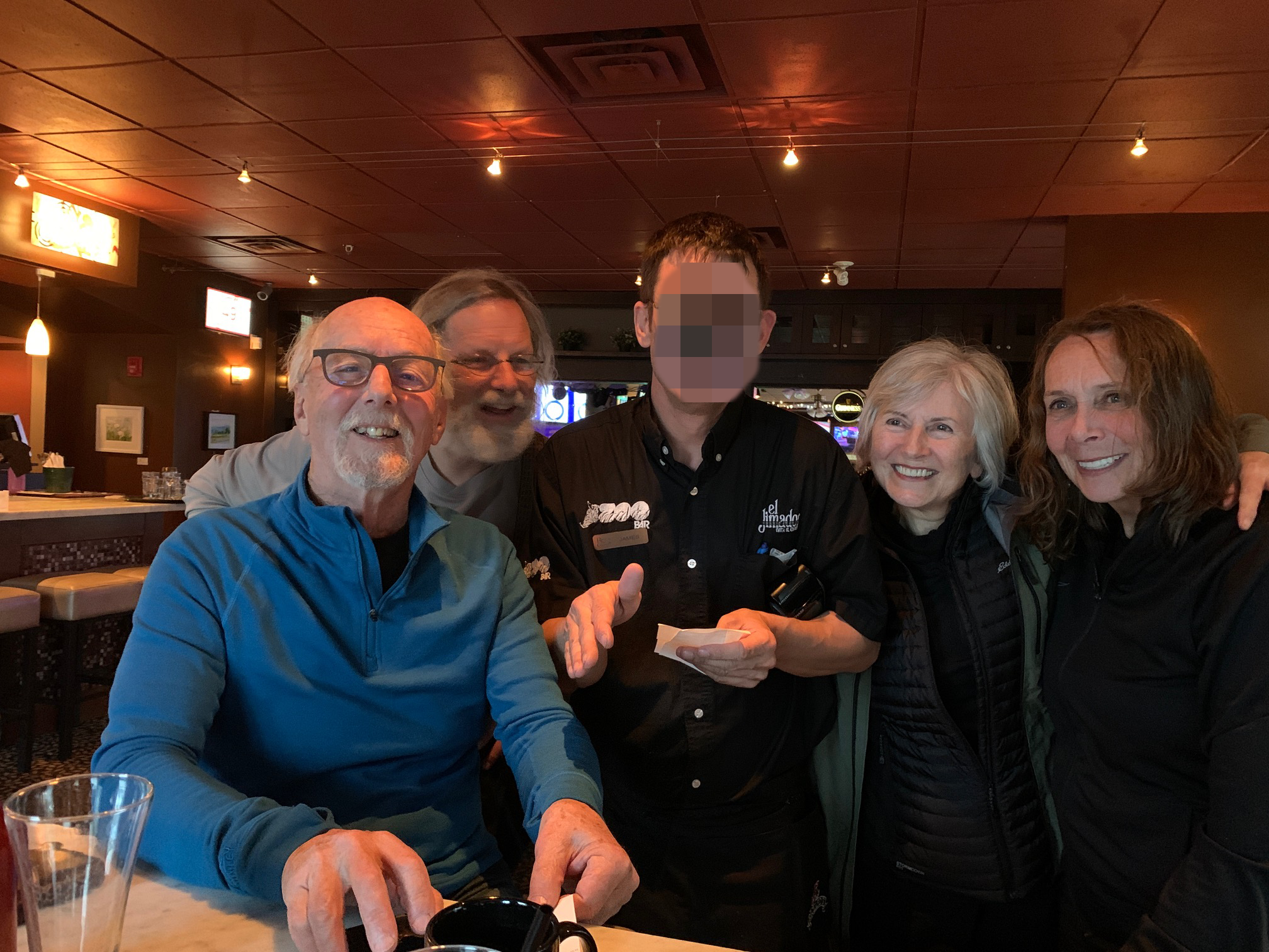 Daves and Angelas (and a shy server)