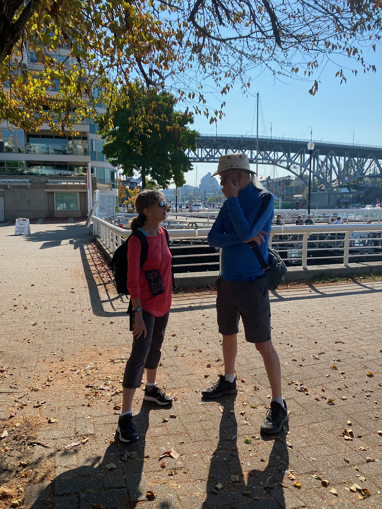 Joette and Michael waiting