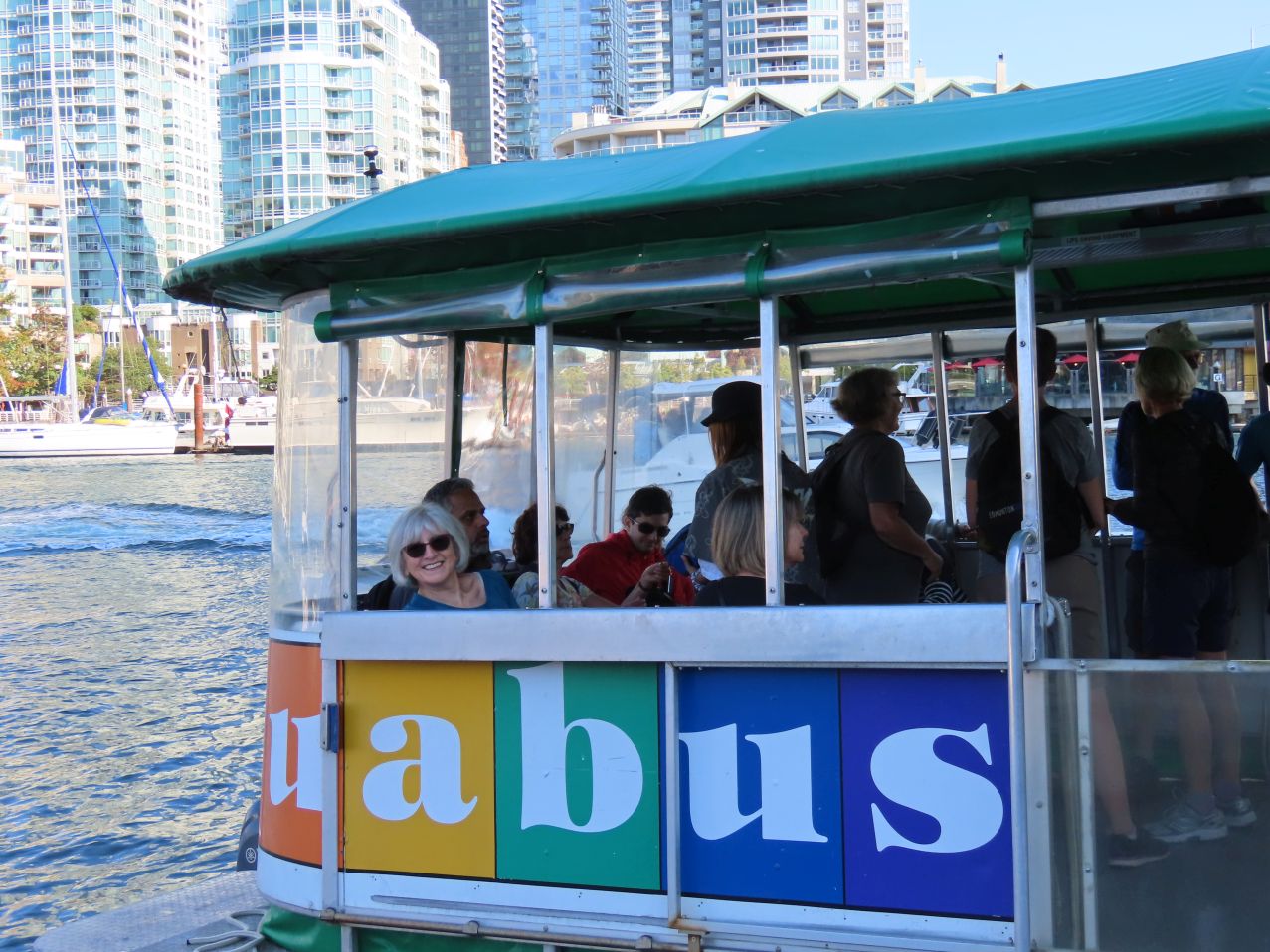 Aquabus #1 departs