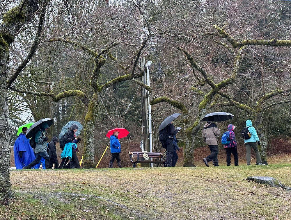 Leaving Burnaby Mountain Park
