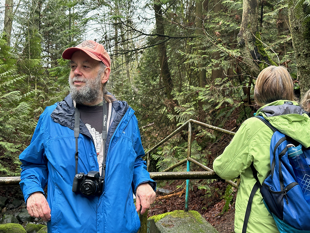 Pausing at Kaymar Creek