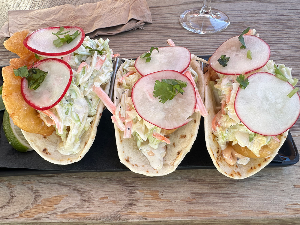 The much-delayed fish tacos