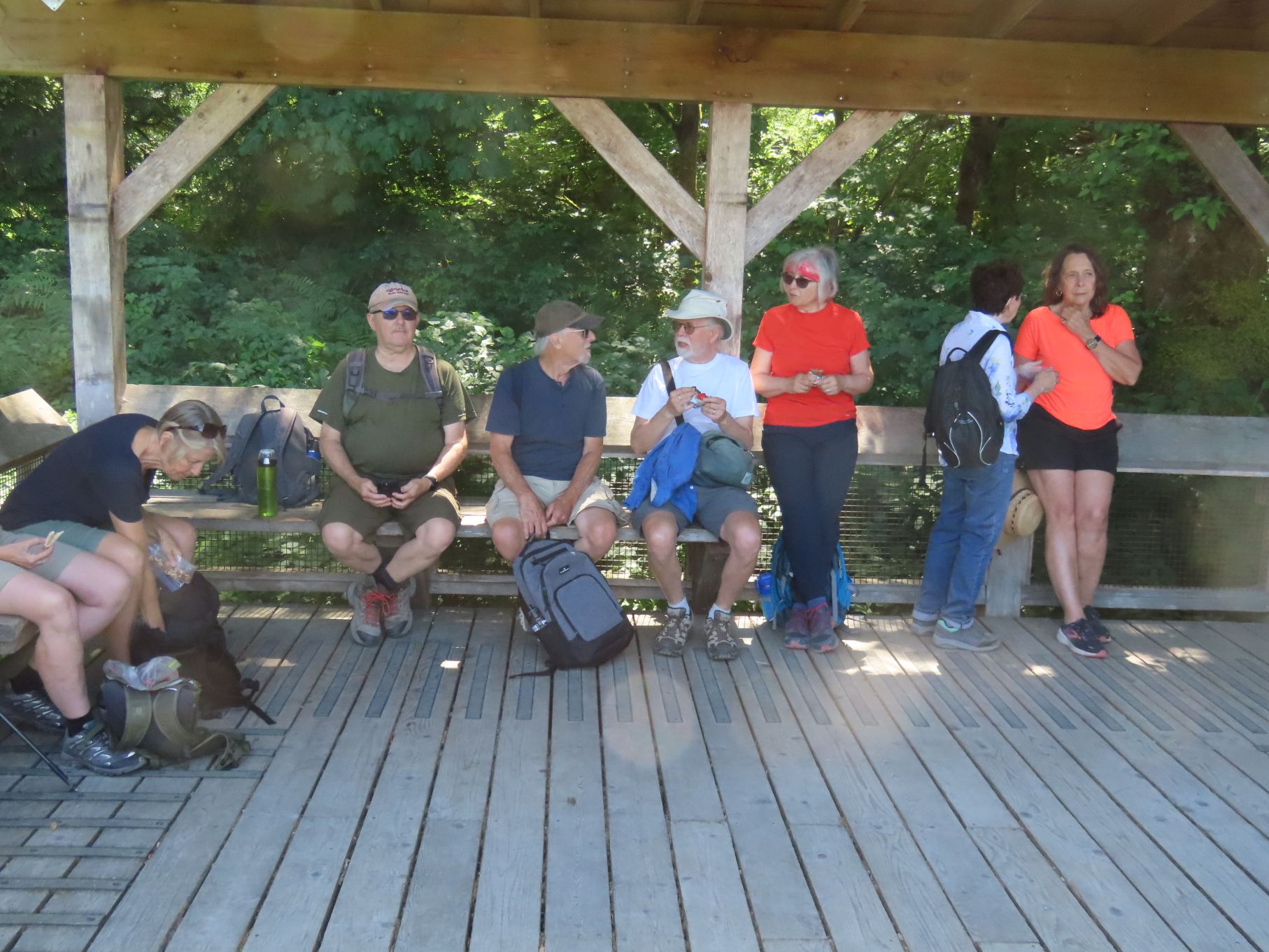 Snack break at the bog