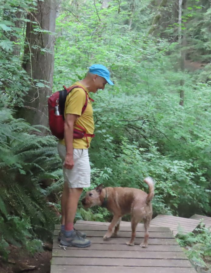Gord standing for inspection