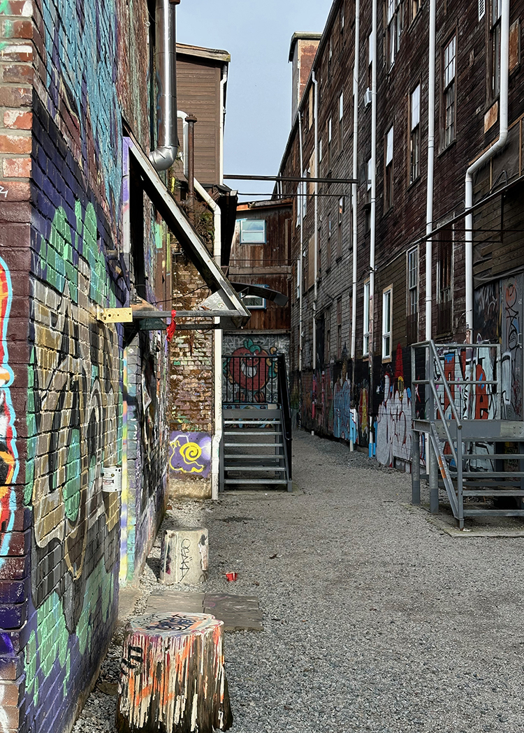 Behind 1000 Parker Street