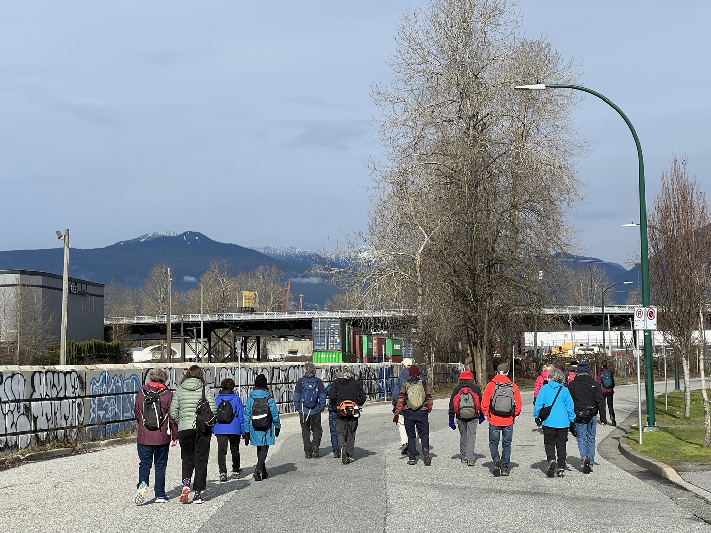 Roadblock on Vernon Drive