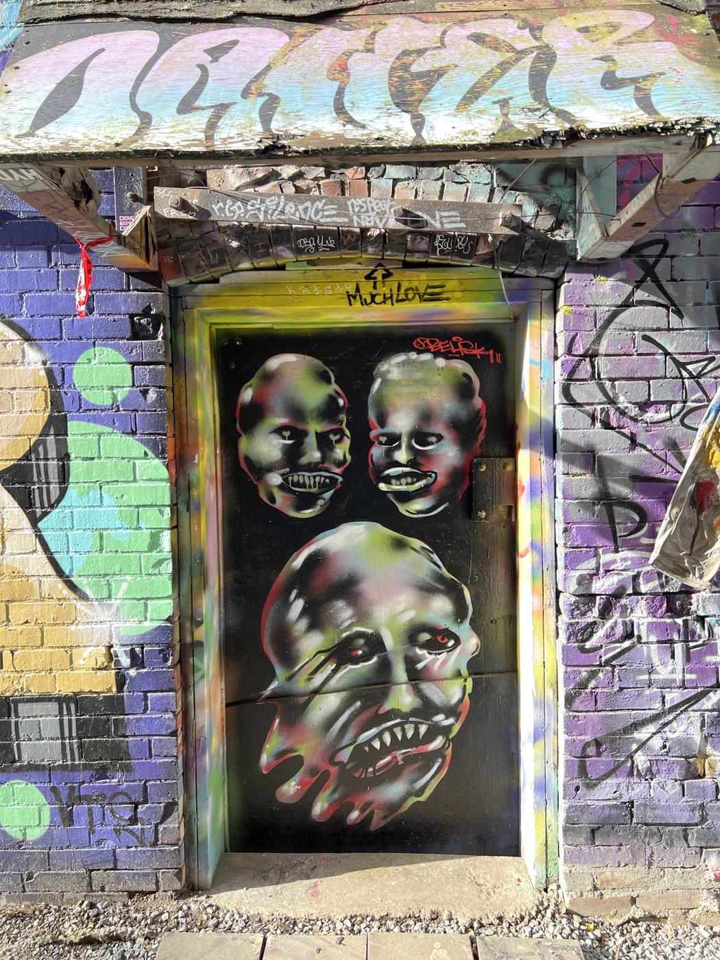 Graffiti art at 1000 Parker Street