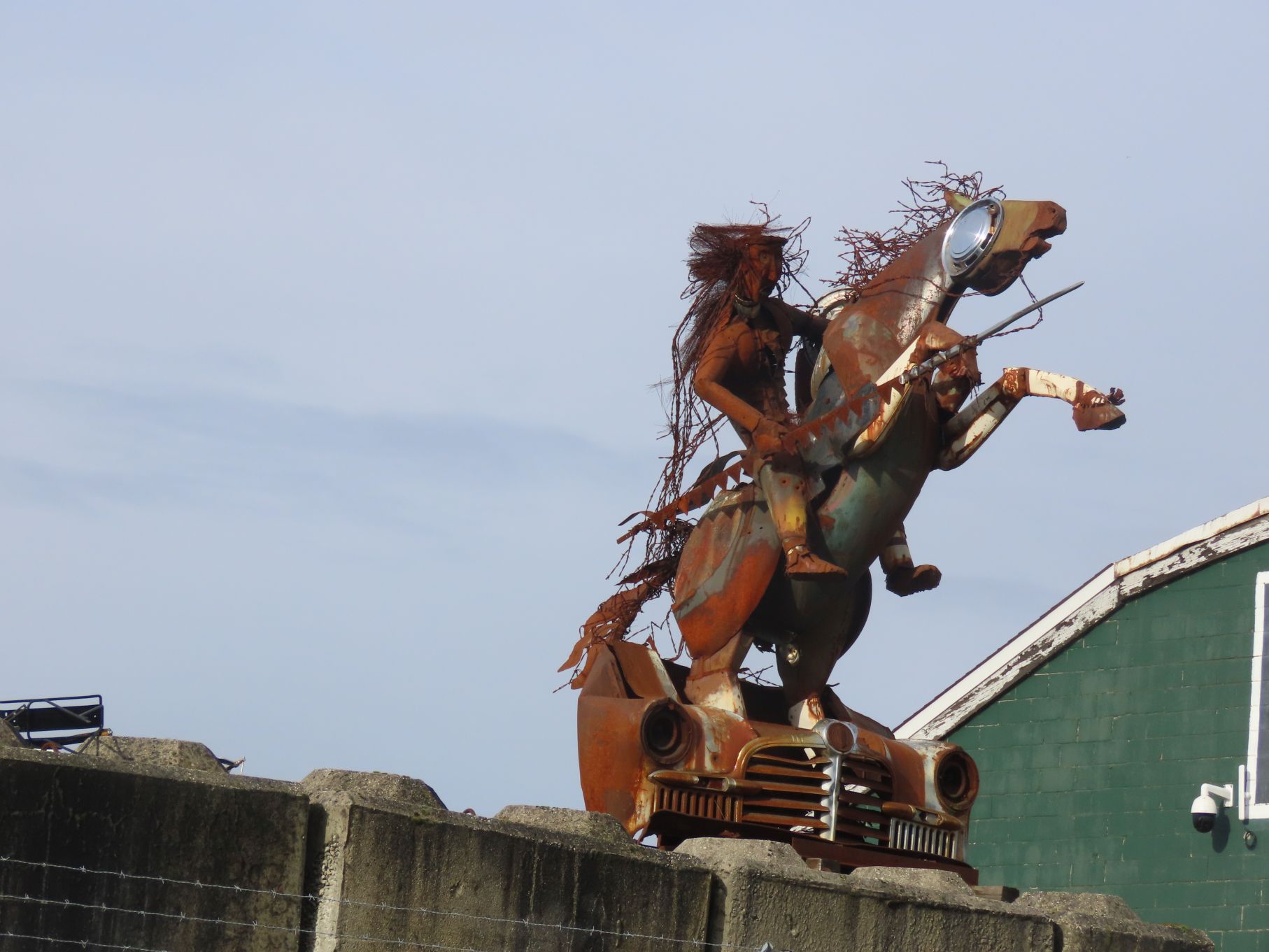 Rustic (rusty?) warrior