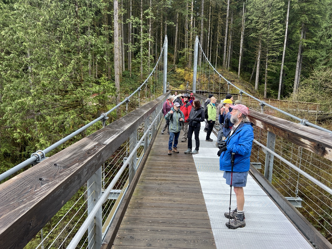 Pausing at Twin Bridges