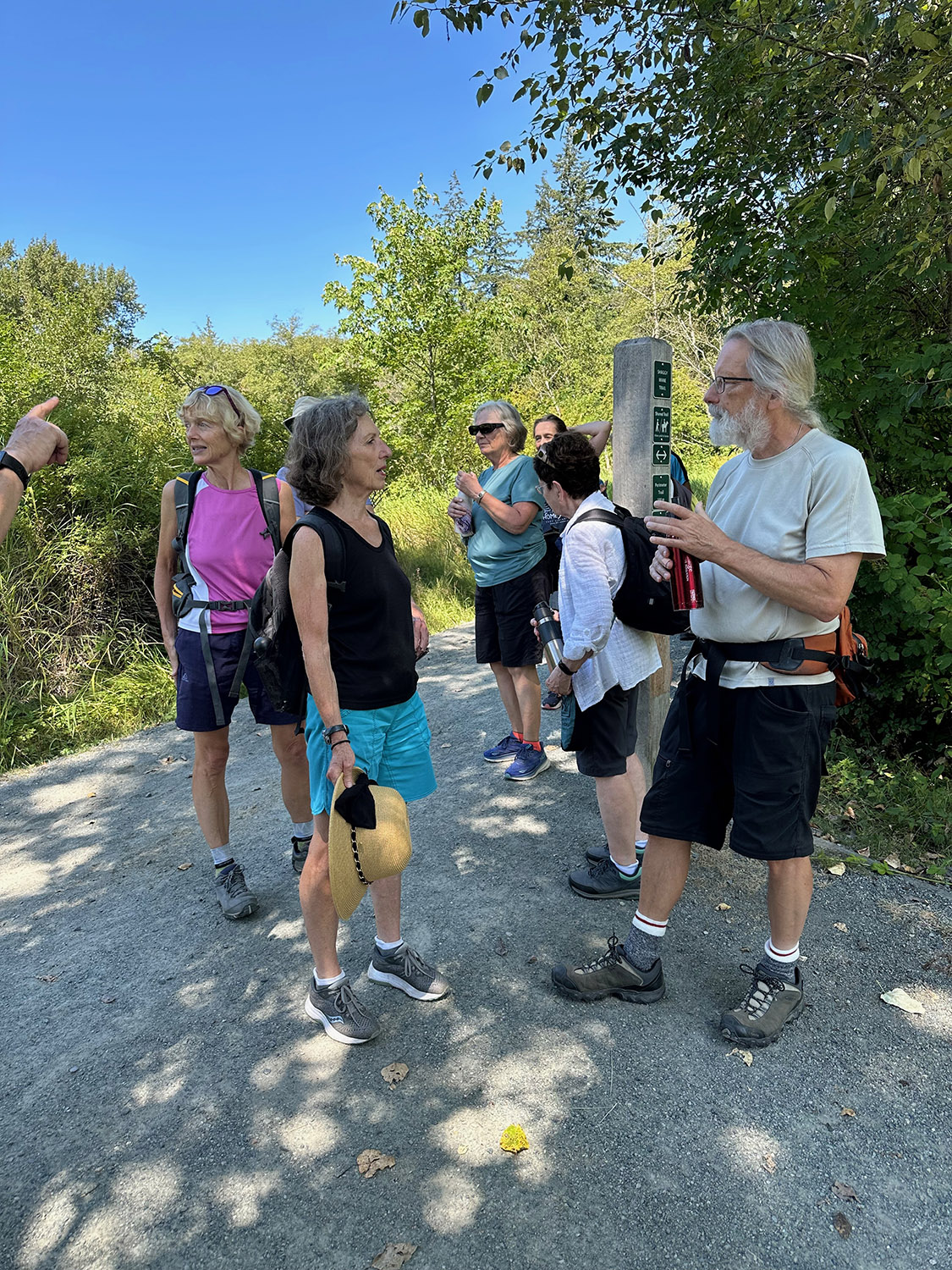 Pause at the signpost