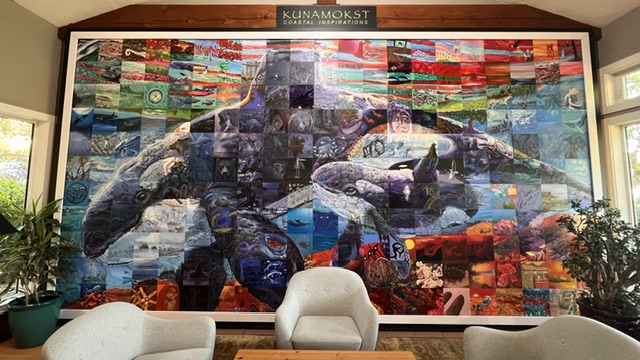 Appropriate art at the Galiano Inn