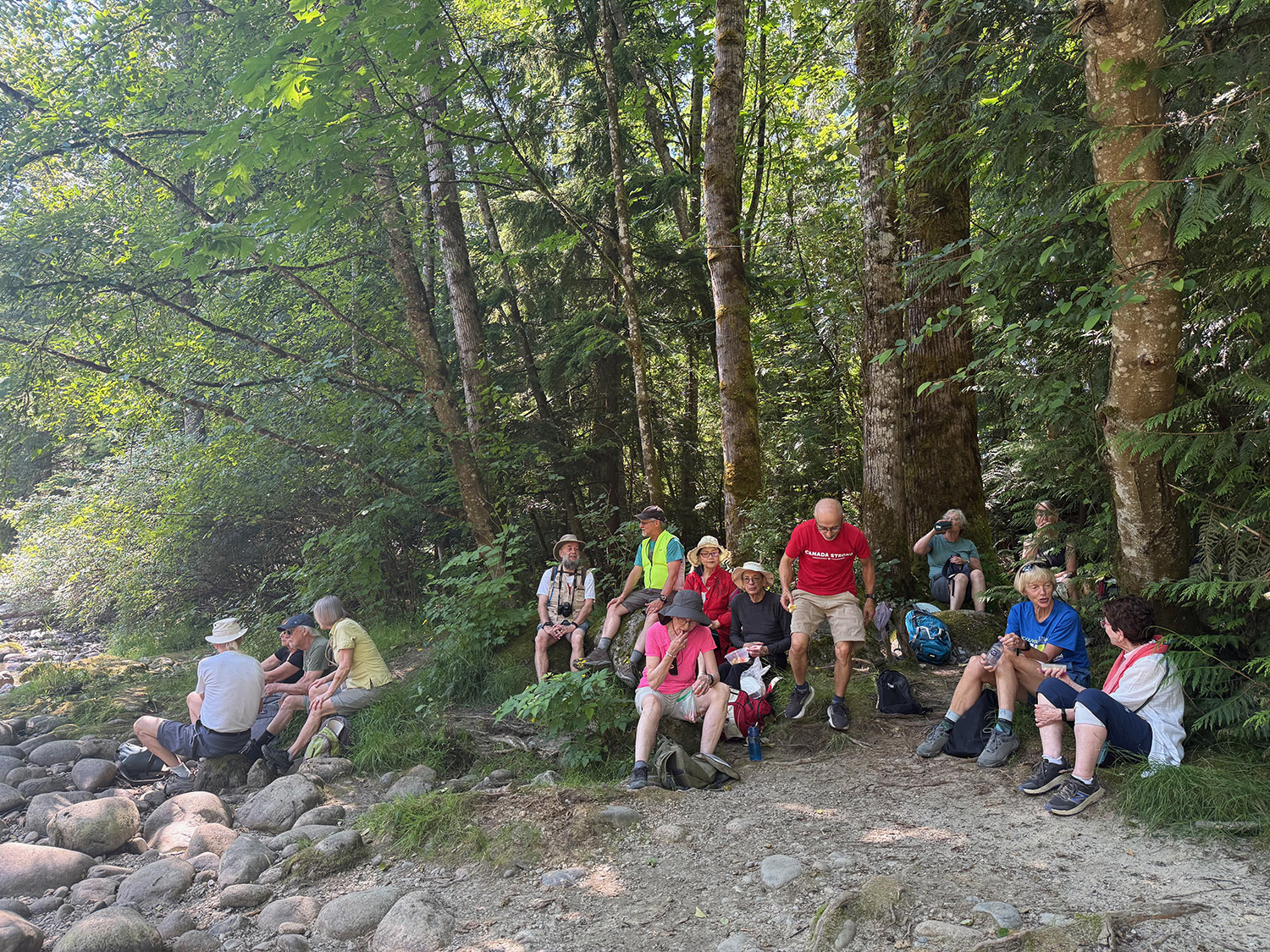 A snack by the river