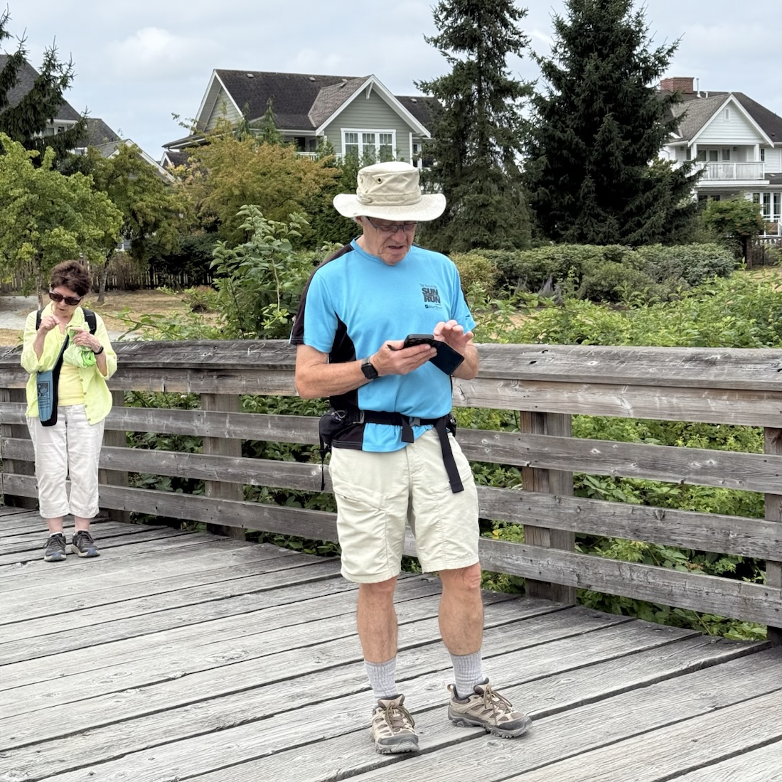 Checking our devices