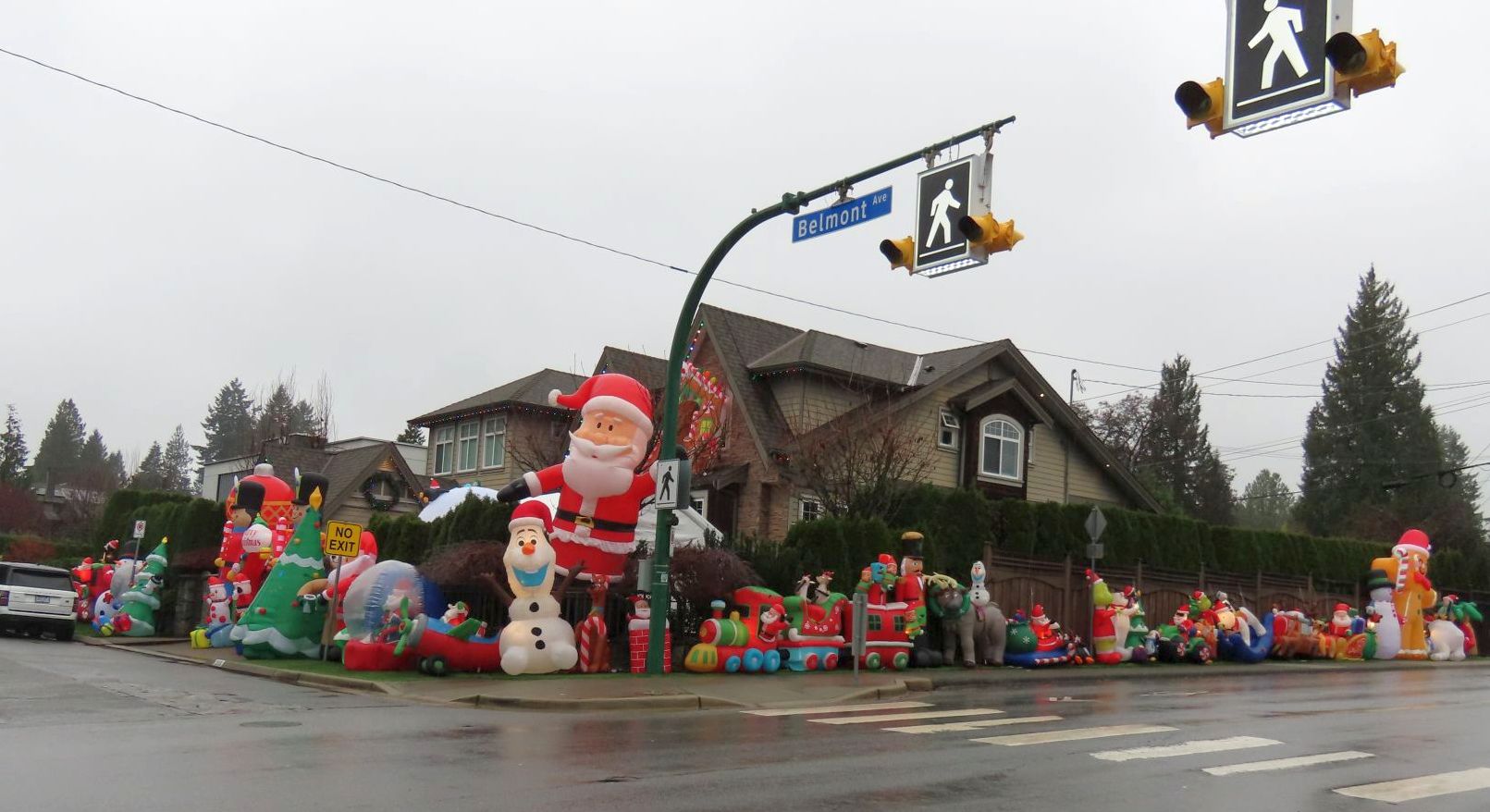 Christmas inflatables run amok!