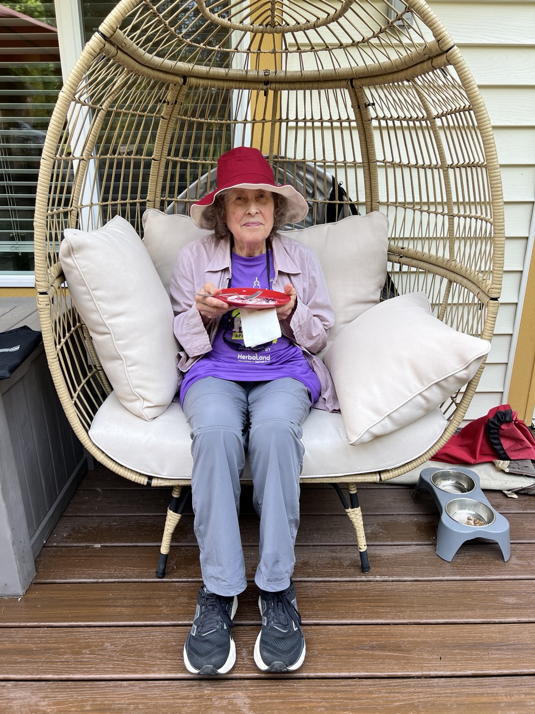 Diane’s turn on the wicker throne