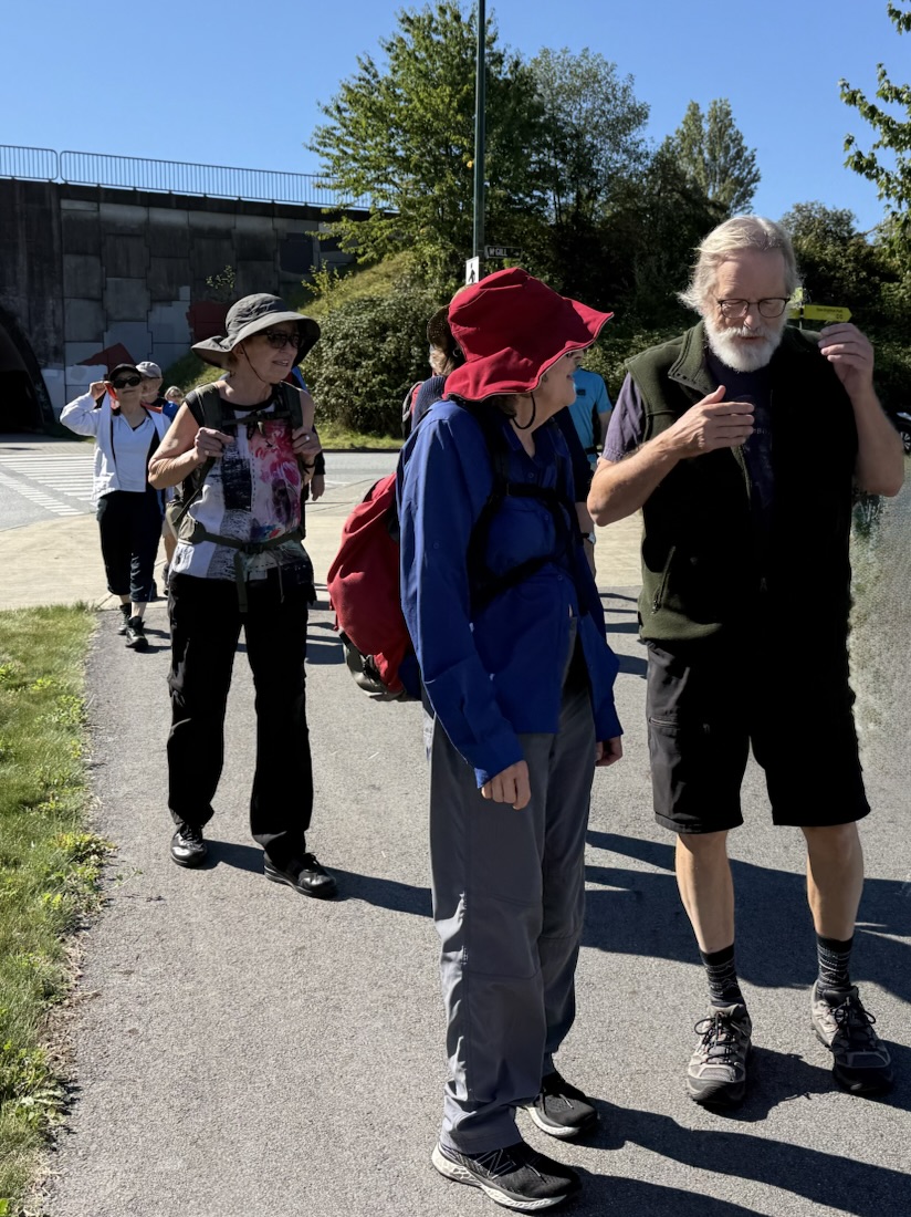 Pausing on Bridgeway Street